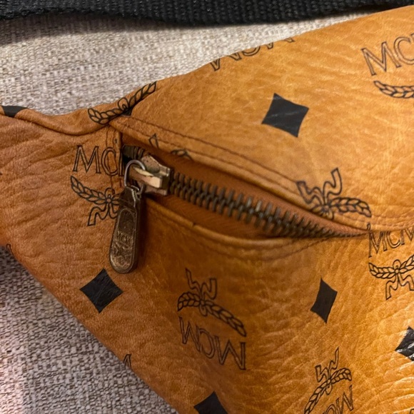 MCM Tan Leather Belt Bag - Picture 3 of 6